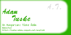 adam tuske business card