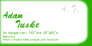 adam tuske business card